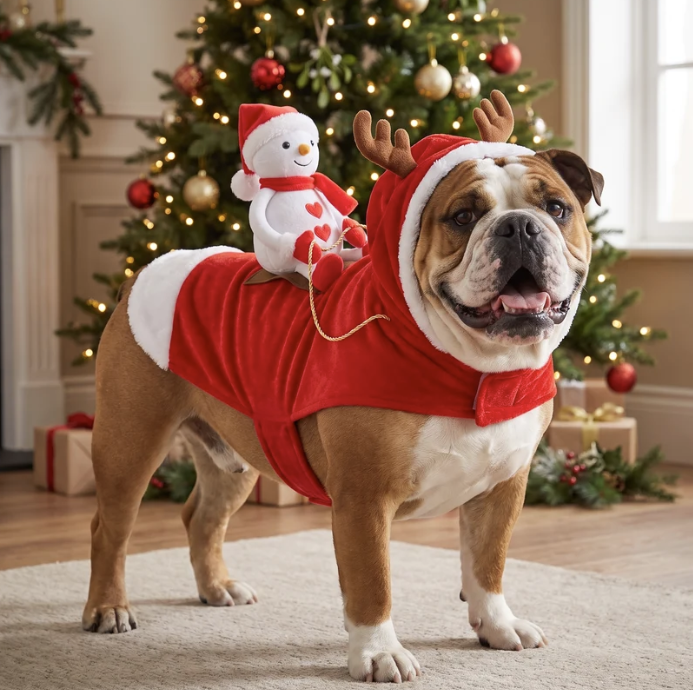 SantaPup Costume