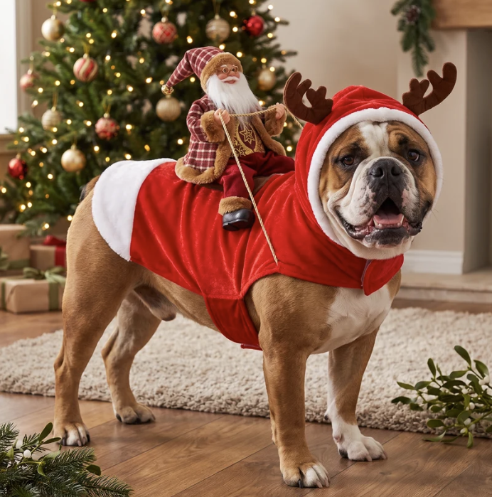 SantaPup Costume