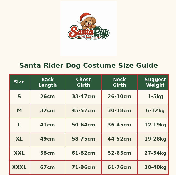 SantaPup Costume